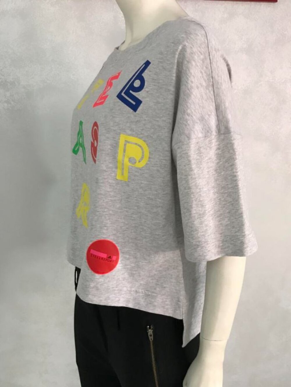 NWOT Adidas by Stella McCartney Rare Archival Relaxed-Fit Organic Cotton T-Shit - Picture 3 of 11
